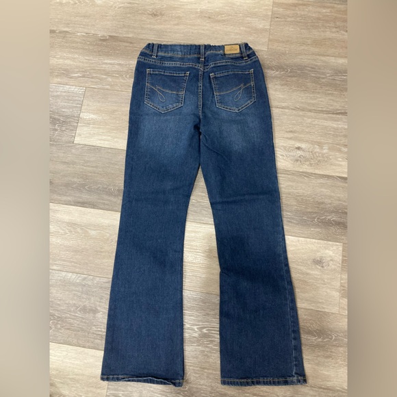 Jordache Classic Blue Bootcut Jeans with Subtle Fading Adjustable Waist Size 18 - Picture 14 of 14